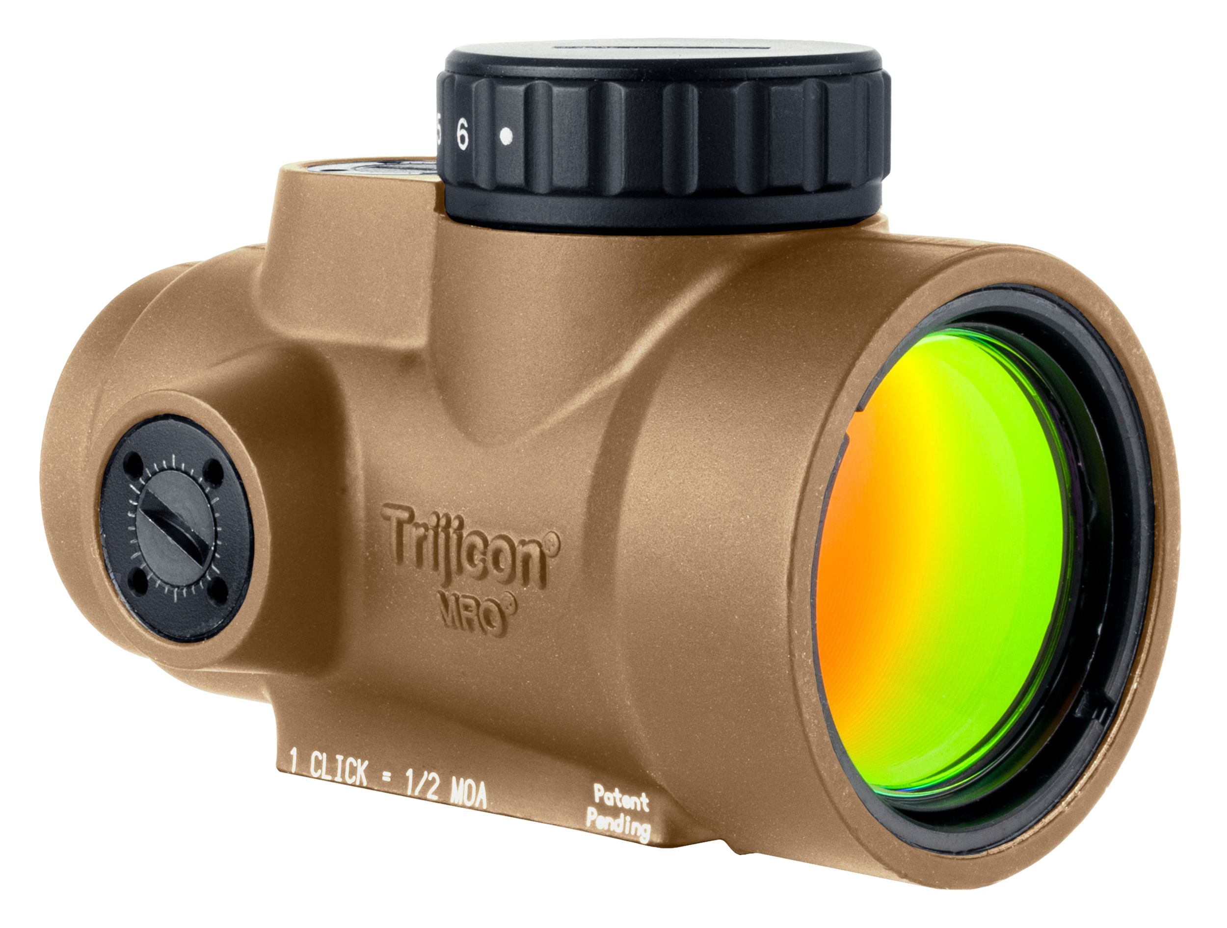 Trijicon 2200346 MRO SD Coyote Tan 1x25mm 2 MOA Green Dot Reticle