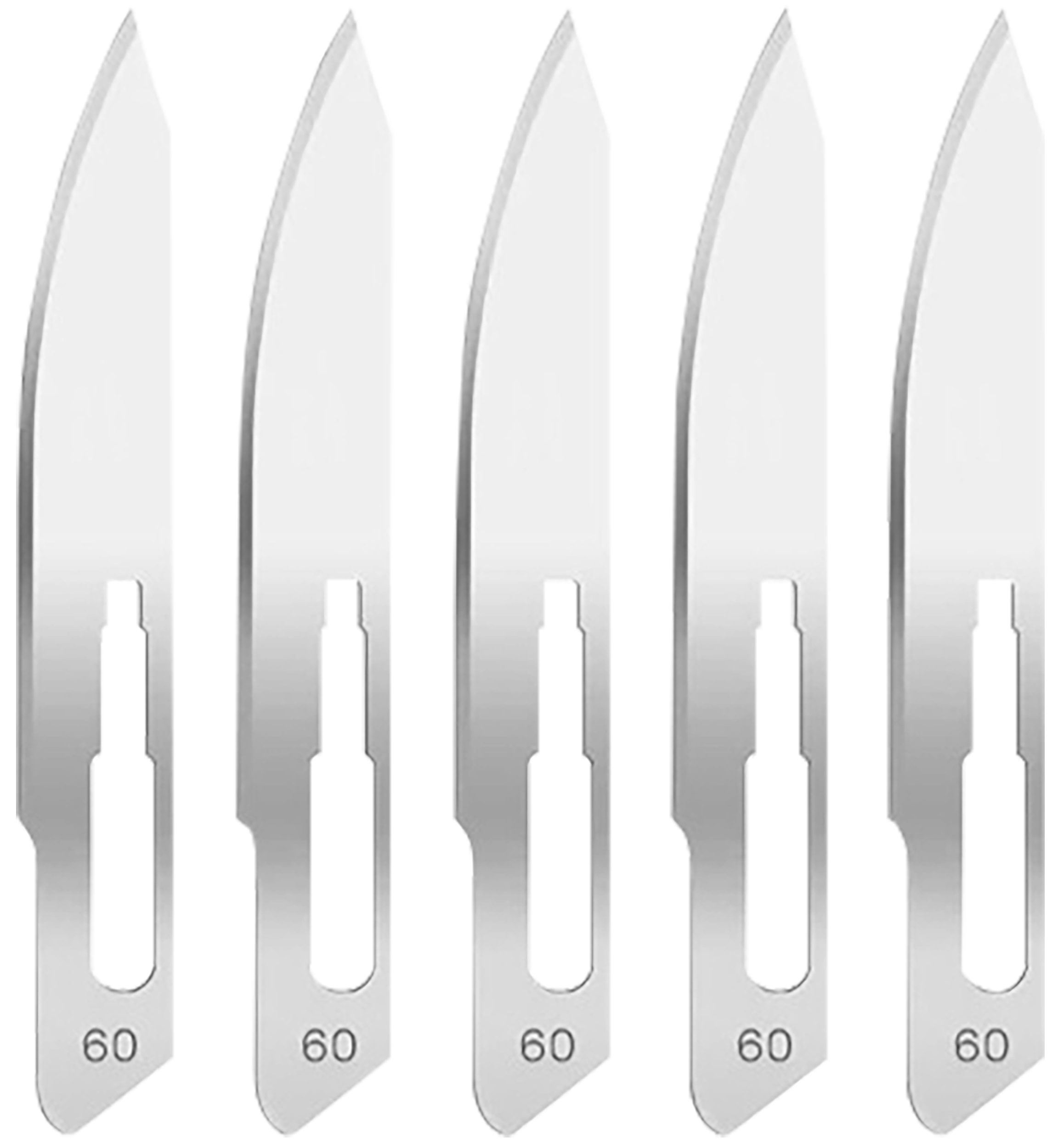 Hogue 35886 Expel Replacement Blades High Carbon Steel Blade #60 5 Blades