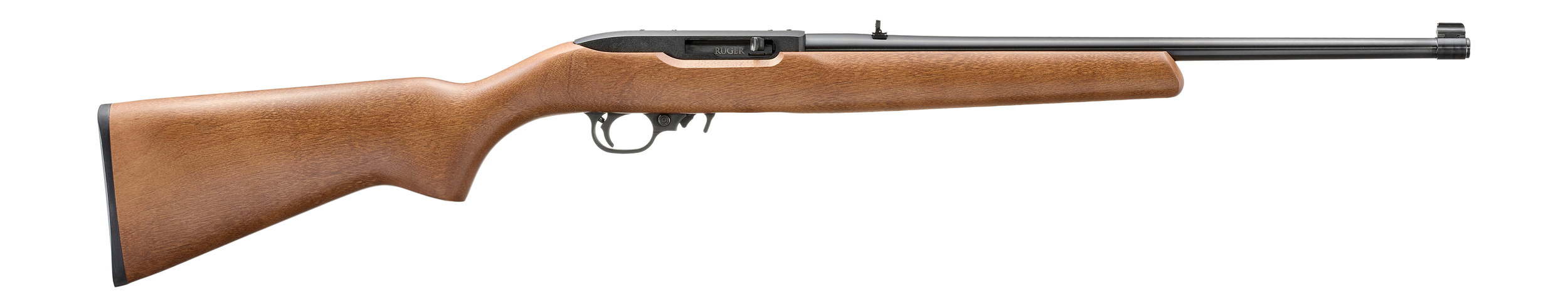 Ruger 32009 10/22  22 LR 10+1 18.50" Satin Black Alloy Steel Barrel, Drilled & Tapped Receiver, Birch Wood Fixed Stock