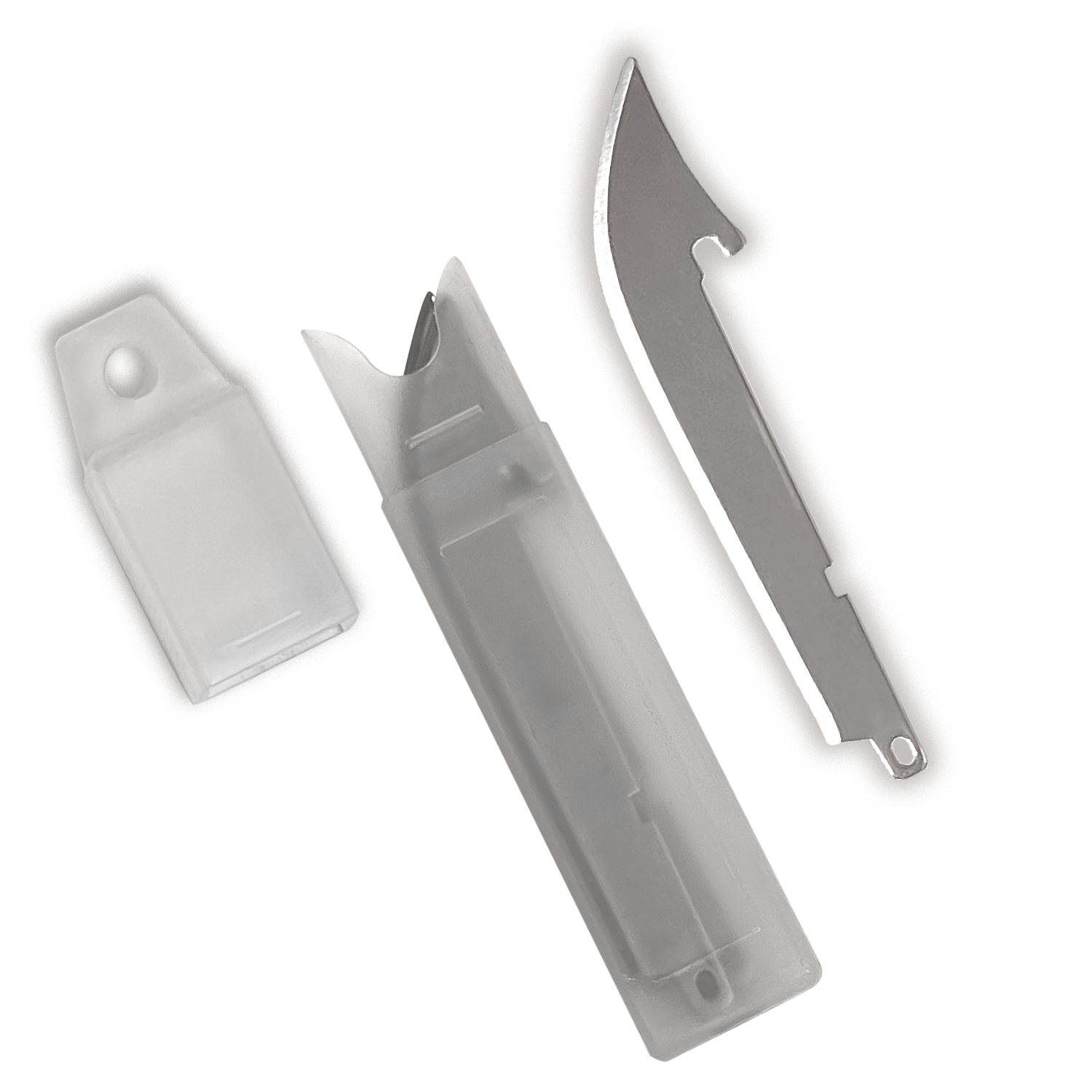AccuSharp 742C Replaceable Blade Razor Replacement Blades 3.50" Stainless Steel Blade 6 Blades