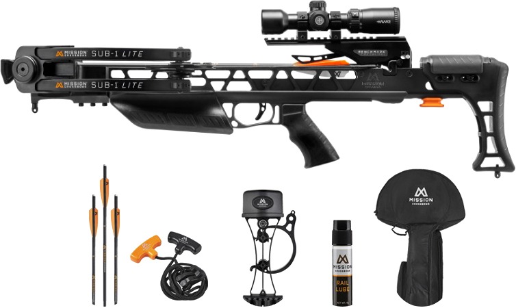 MISSION CROSSBOW SUB-1 LITE PACKAGE 335FPS BLACK