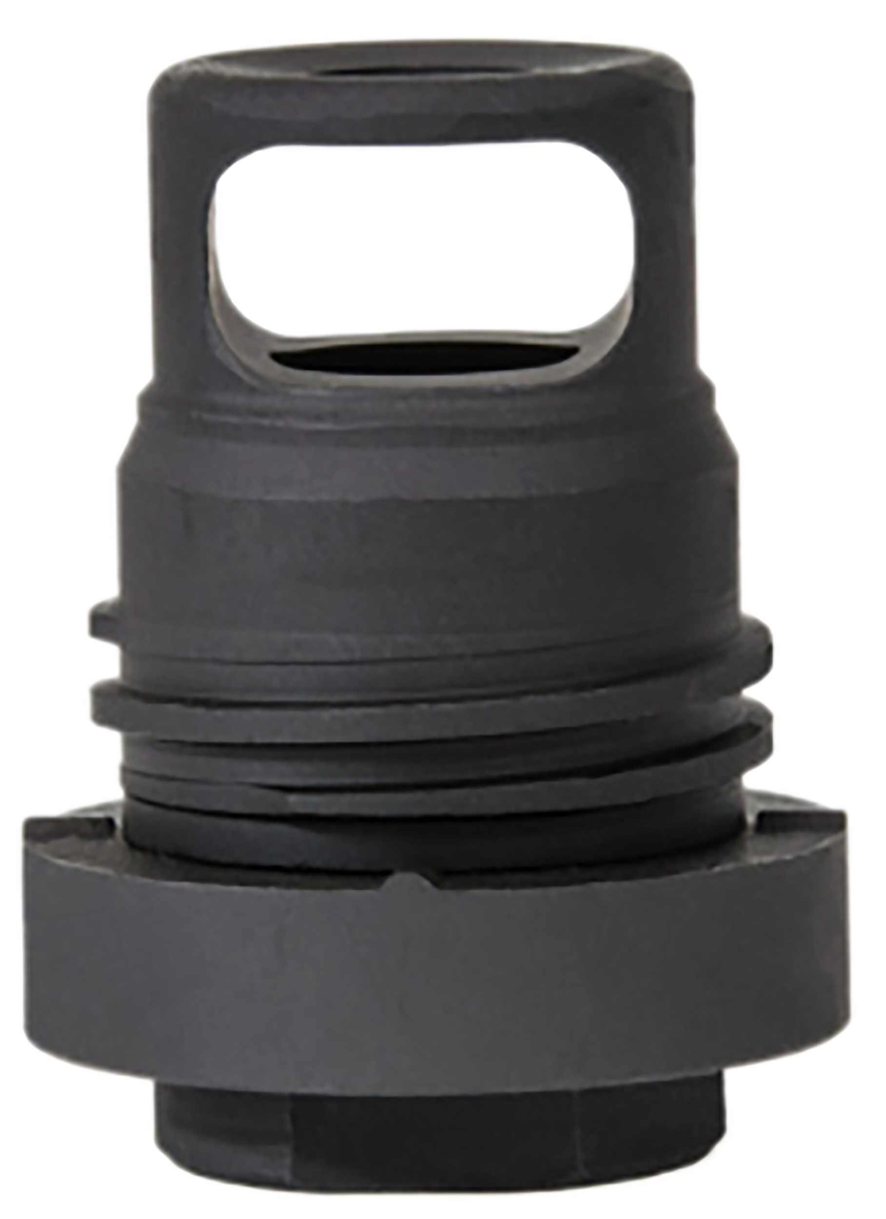 Yankee Hill 3102-1MB-28A Mini Phantom Q.D. Muzzle Brake Black Melonite Steel with 1/2"-28 tpi Threads & 1.60" OAL for 5.56x45mm NATO AR-Platform