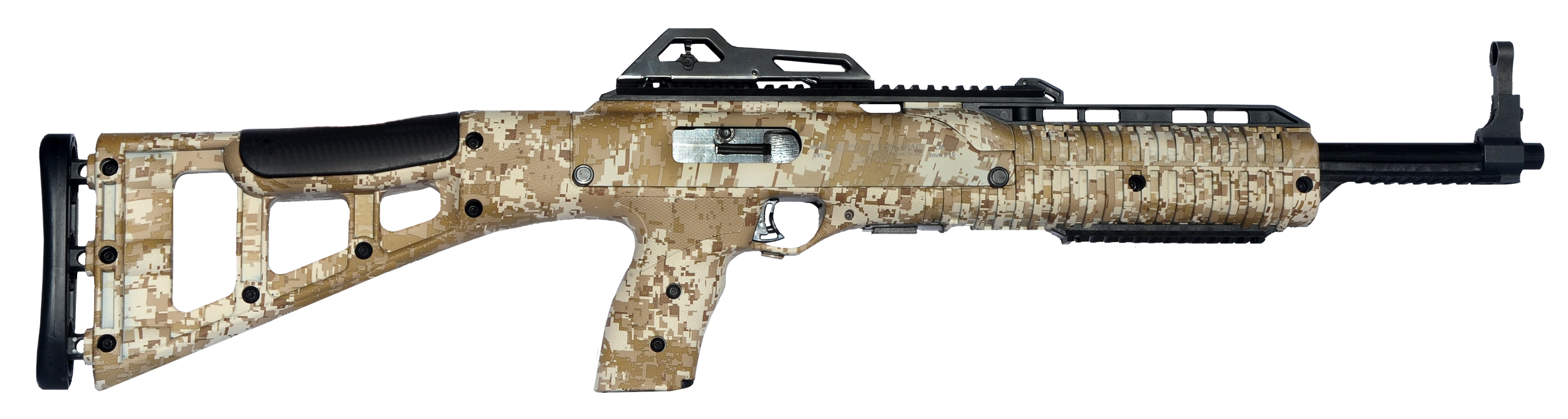 Hi-Point 4595TSDD 4595TS Carbine 45 ACP 9+1 17.50" Threaded Barrel, Desert Digital Camo Metal Finish, Desert Digital Camo Skeletonized Stock & Polymer Grip