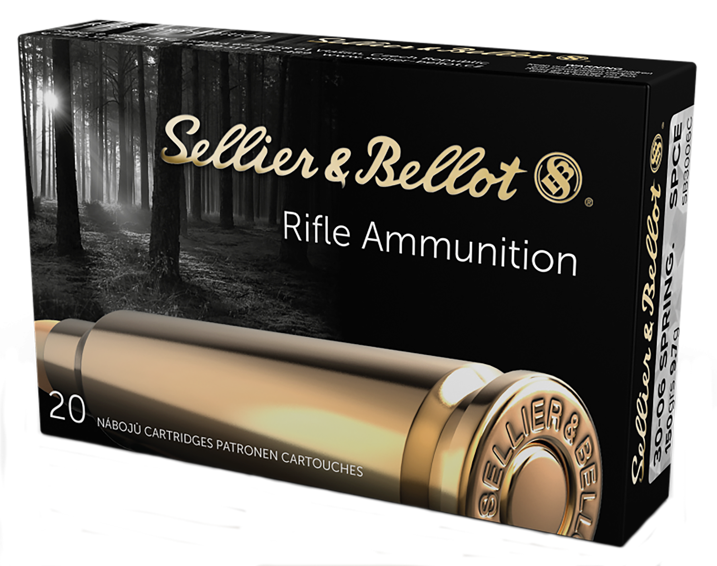 Sellier & Bellot SB3006C Rifle 30-06Springfield 150gr Soft Point Cut Through Edge 20 Per Box/20 Case
