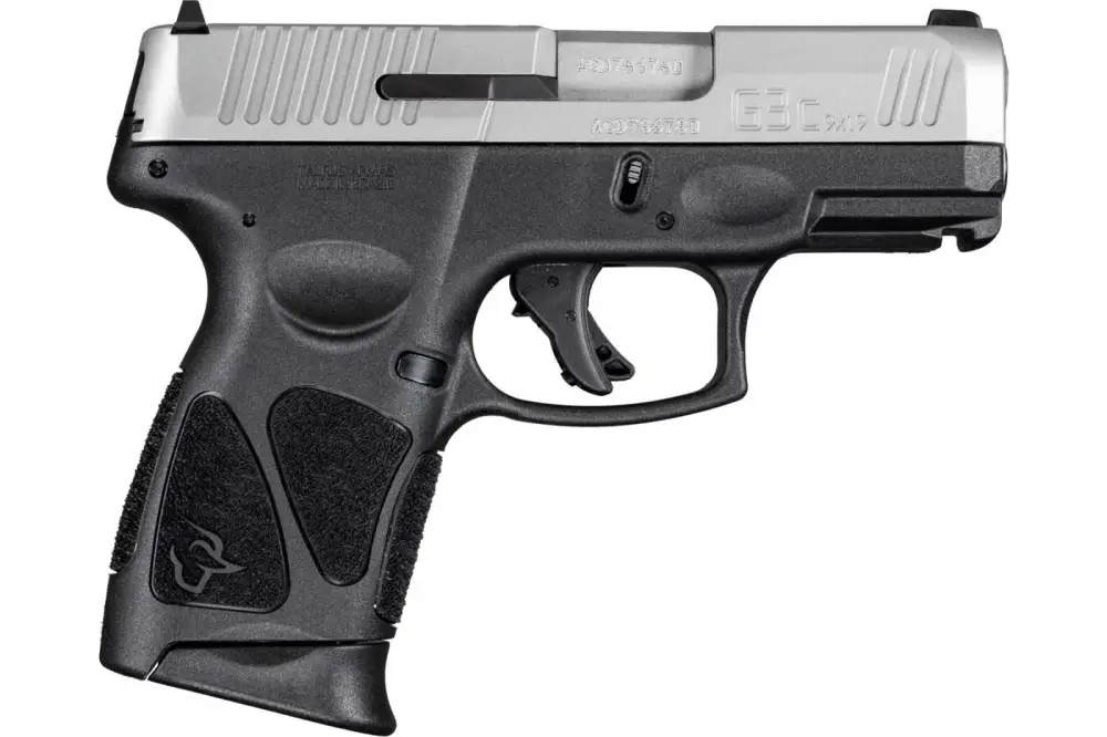 TAURUS G3C 9MM BK/SS 3.26" 3X12RD MAGS PST