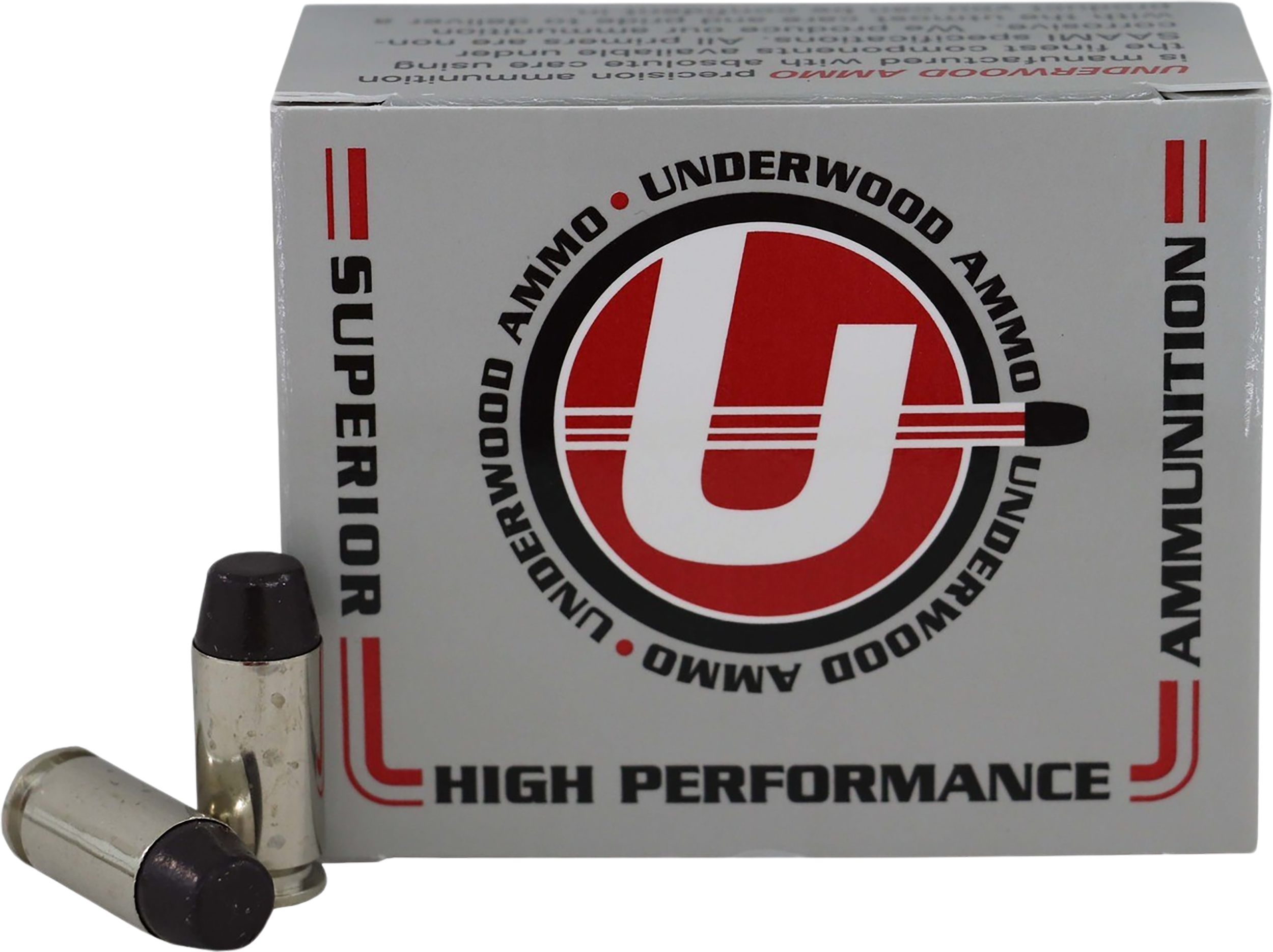 Underwood Ammo 740 40S&W 200gr Hard Cast Flat Nose 20 Per Box/10 Case