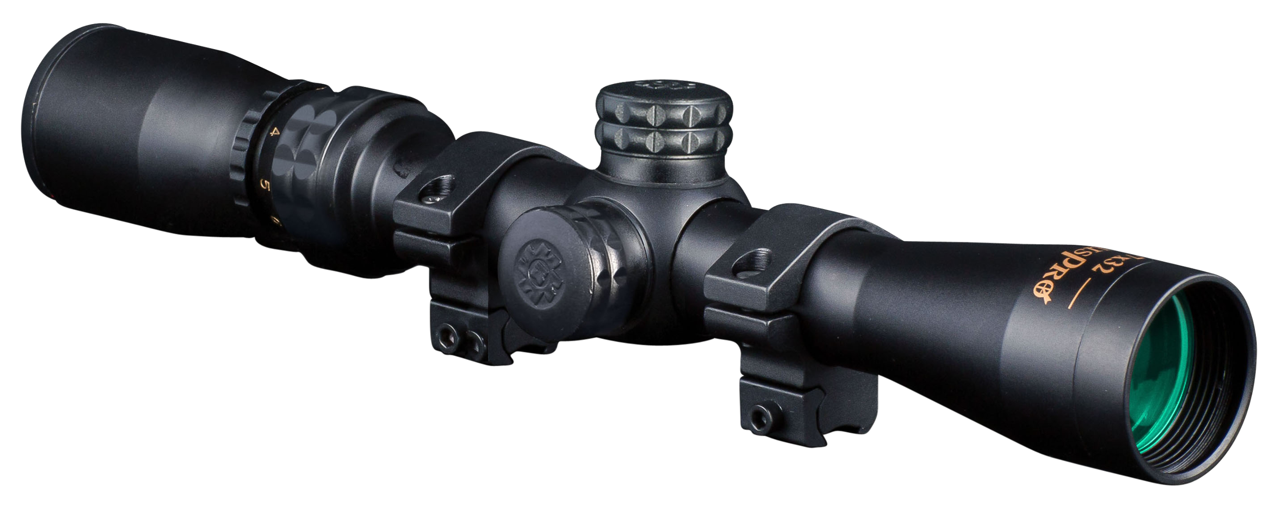 Konus 7260 KonusPro  Matte Black 2-7x32mm 1" Tube Engraved 30/30 Duplex Reticle Includes Mounting Rings