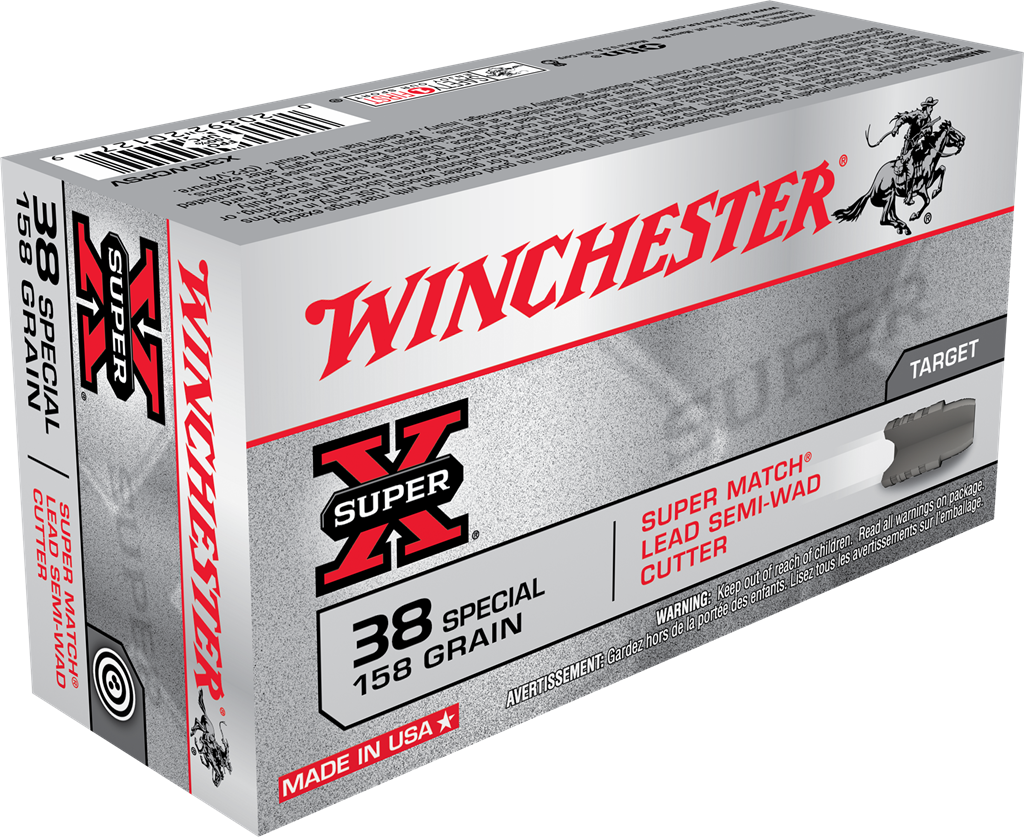 WINCHESTER 38SPL 158GR SPR MTCH