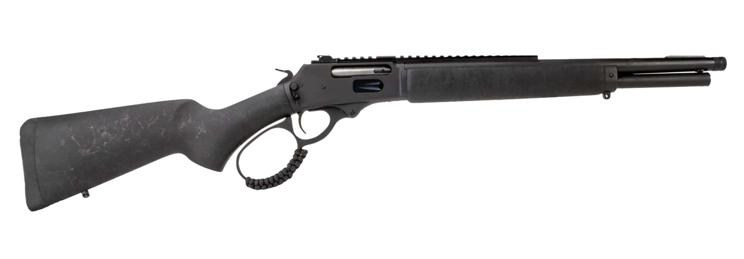 Rossi 950444161TB R95 Trapper 444 Marlin 5+1 16.50" Black Oxide Threaded Barrel, Black Oxide Picatinny Rail Alloy Steel Receiver, Fixed Black Polymer Stock