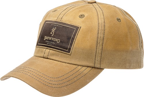 BROWNING CAP ANTIQUITY WAX REC PATCH TAN WAX