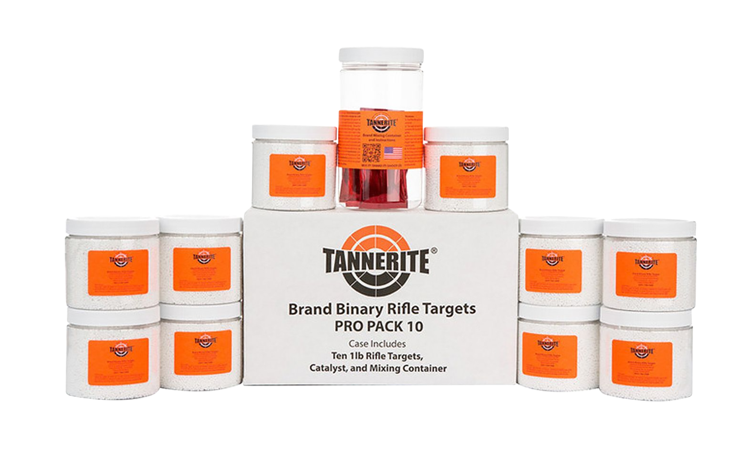 Tannerite PP410 Pro Pak  Impact Enhancement Explosion White Vapor Centerfire Rifle Firearm 1 lb 10 Targets