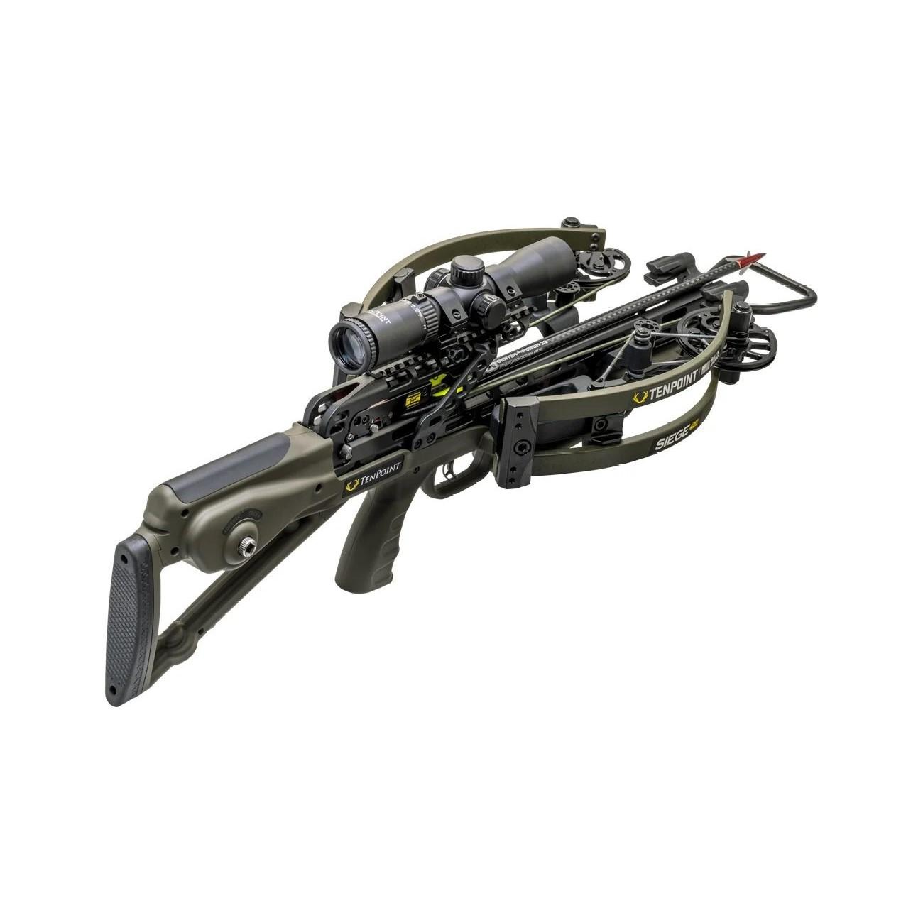 TenPoint Siege 425 ACUslide RangeMaster 100 Scope Moss Green