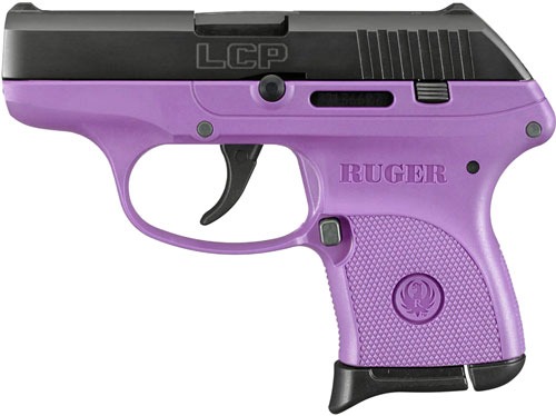 RUGER LCP 380ACP 6-SHOT FS BLUED/PURPLE POLYMER (TALO)