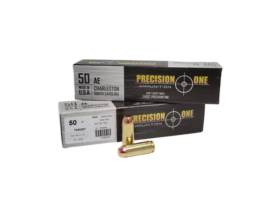 PRECISION ONE 50AE 325G FMJ 20RD BX