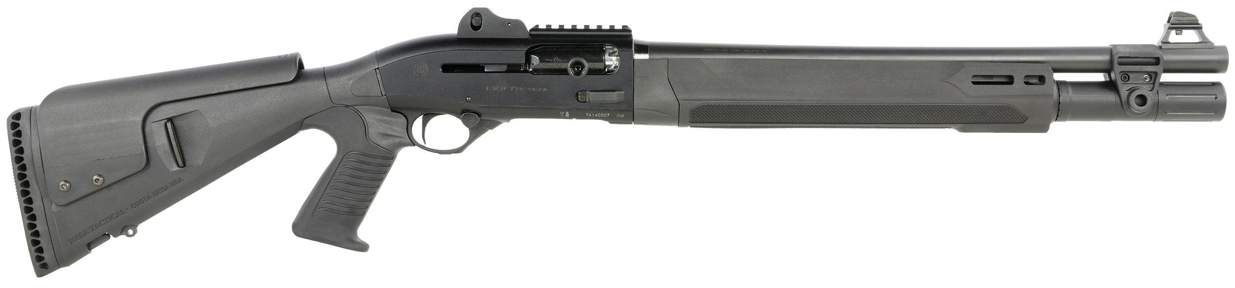 Beretta USA J131M2CTP187 1301 Tactical C Mod2 12 Gauge Sem-Auto 3" 7+1 18.50" Black Barrel, Receiver & Synthetic Stock, Pistol Grip