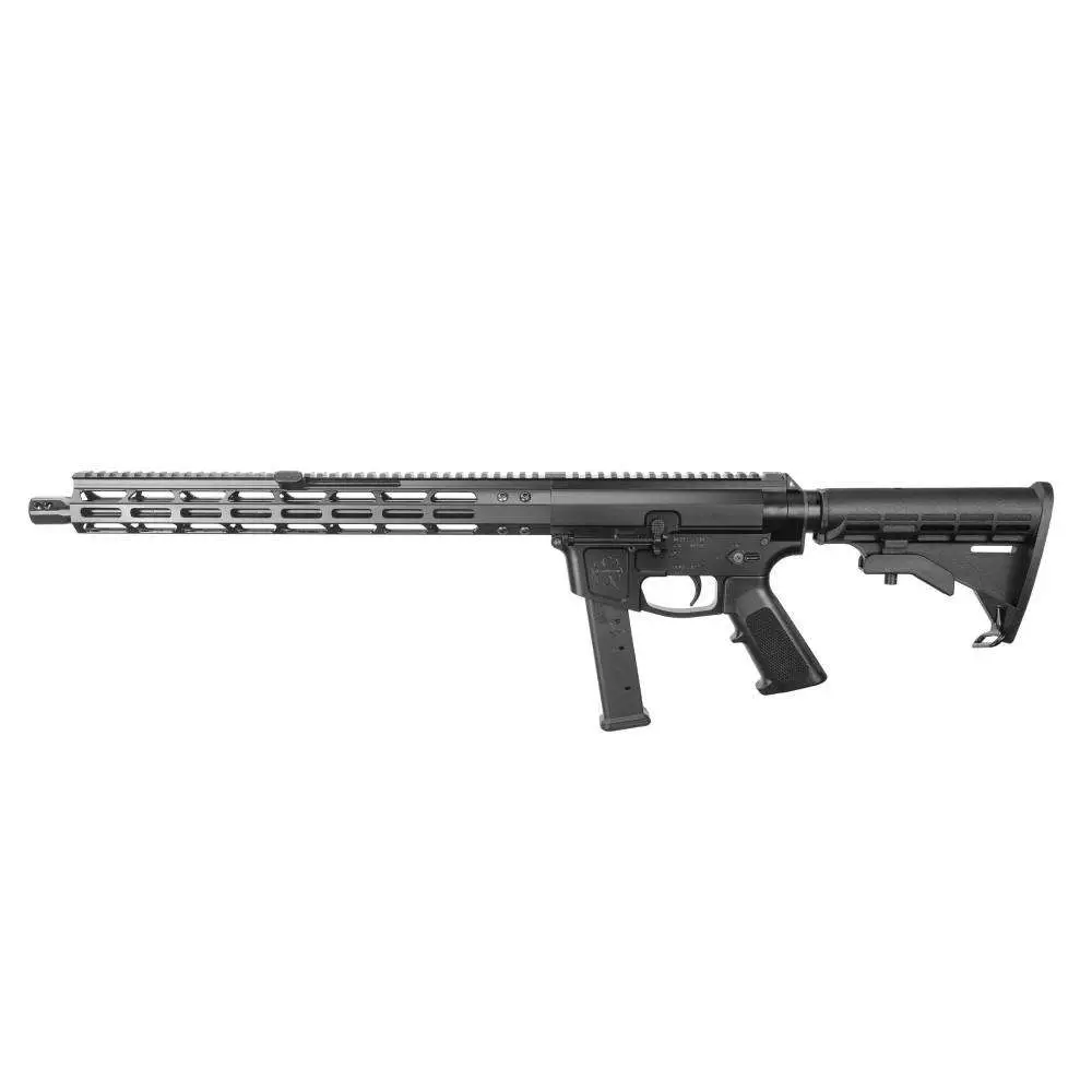 FOXTROT MIKE FM9 9MM AMBI BILLET, FRNT CHRG, 16" M4 STOCK, 1-27RD MAG