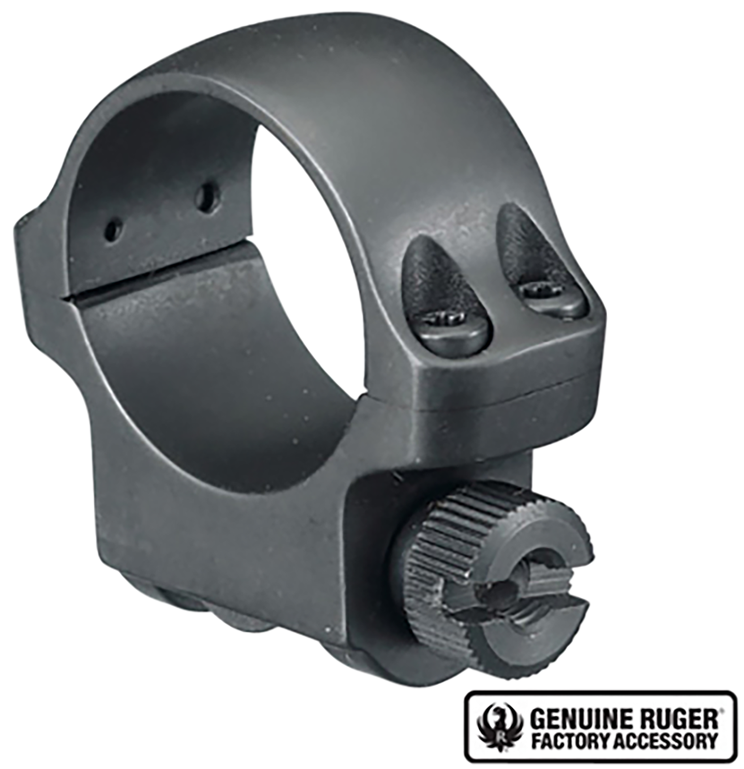 Ruger 90277 3BHM Scope Ring  Matte Black 1" Low