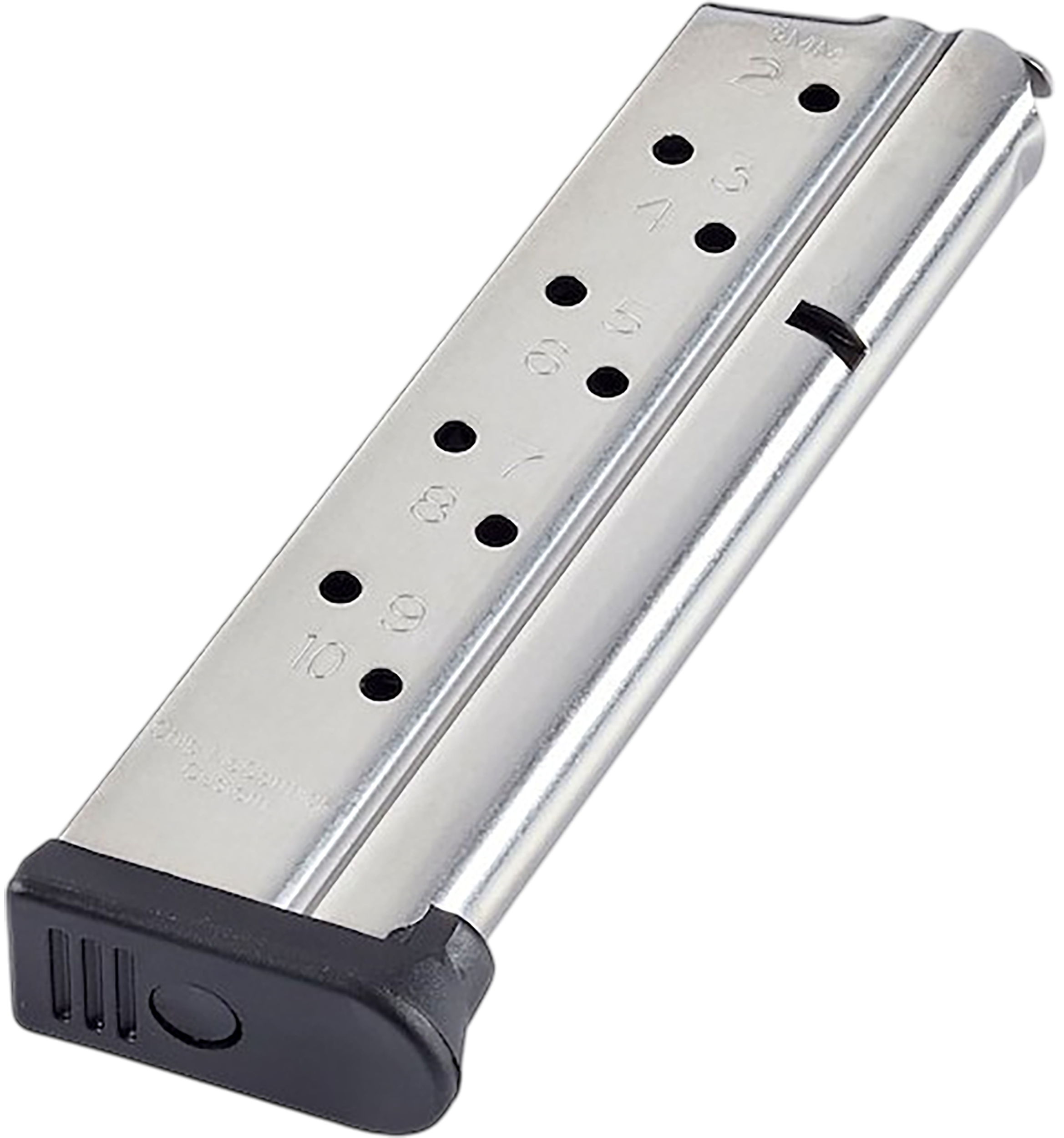 CMC Products MRP9FS10 Range Pro  10rd 9mm Fits 1911 Full Size Stainless/Black Fluoropolymer