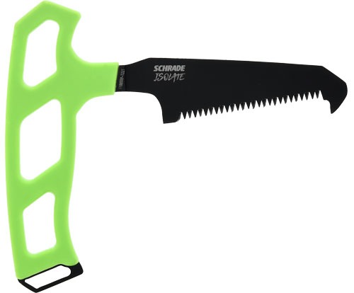 SCHRADE KNIFE ISOLATE SMALL BONE SAW 3" T-HANDLE SK5 GREEN