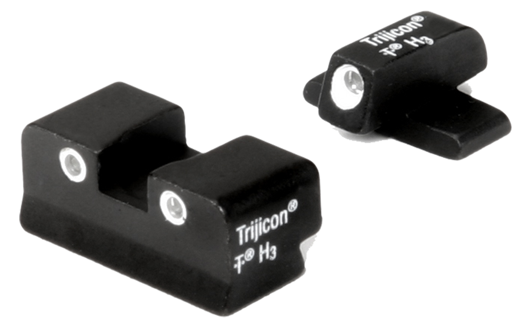Trijicon 600481 Bright & Tough Night Sights Green/Tritium White Outline Front Sight-Green/Tritium White Outline Rear Sight Springfield Armory XD/XD-M/XD-S