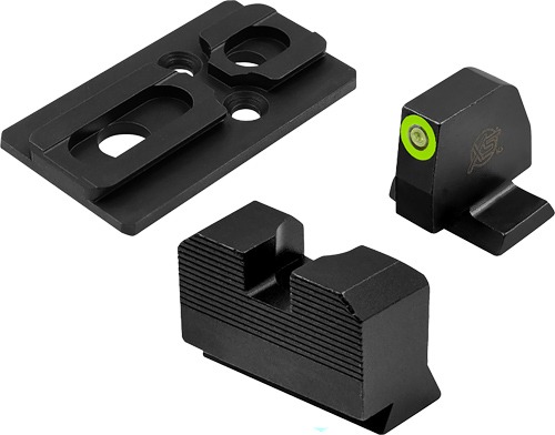 XS MINIMALIST TRITIUM SIGHT & OPTIC PLATE ACRO S&W M&P!