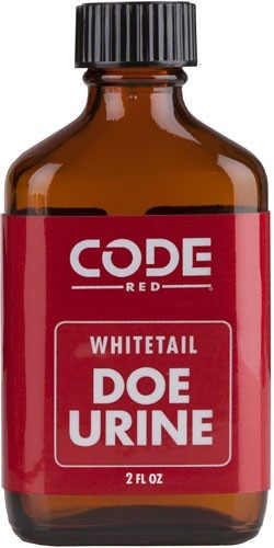 CODE RED DEER LURE DOE URINE 2FL OUNCES BOTTLE