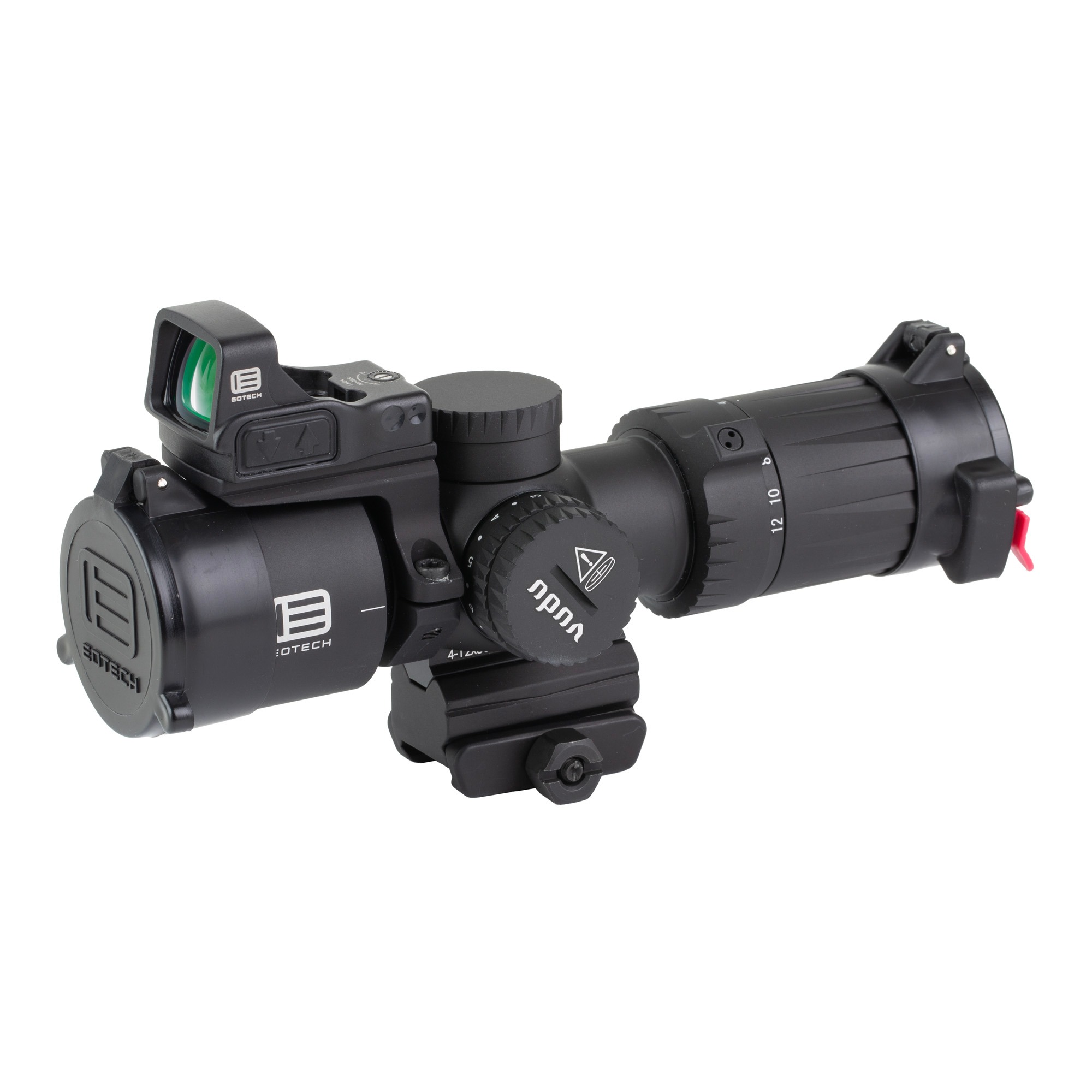 EOTech Vudu Ultra Short 4-12x36mm FFP MD5 MRAD Riflescope with EFLX