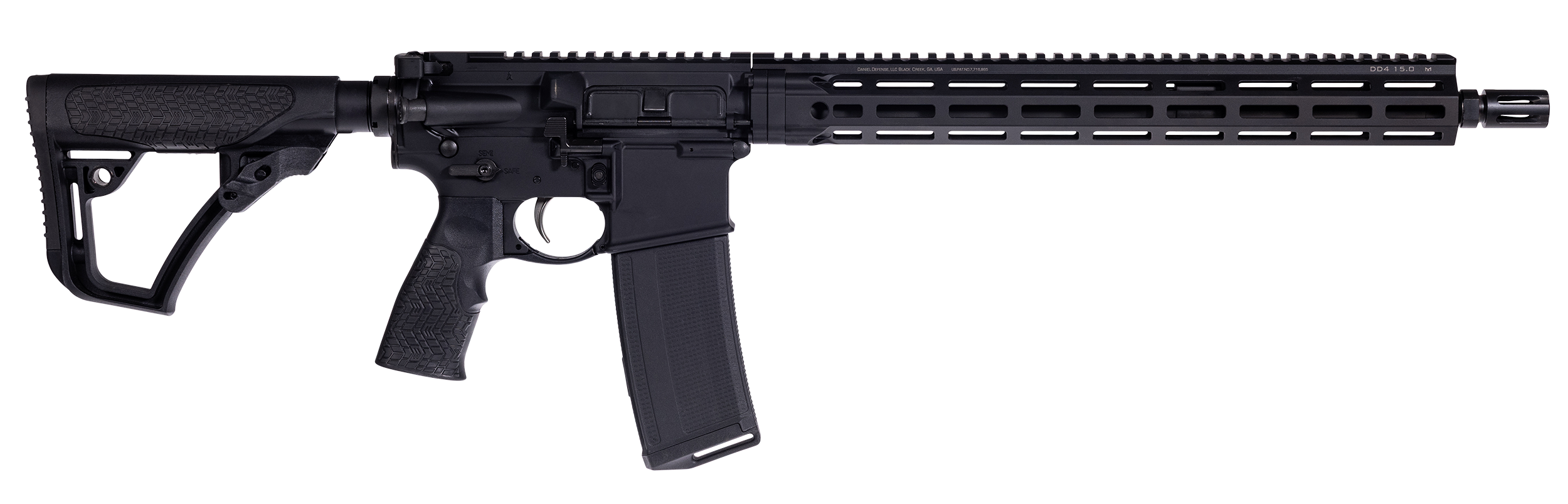 Daniel Defense 0220112138047 DD4 RIII V7 5.56 NATO 30+1 16" M-LOK Black