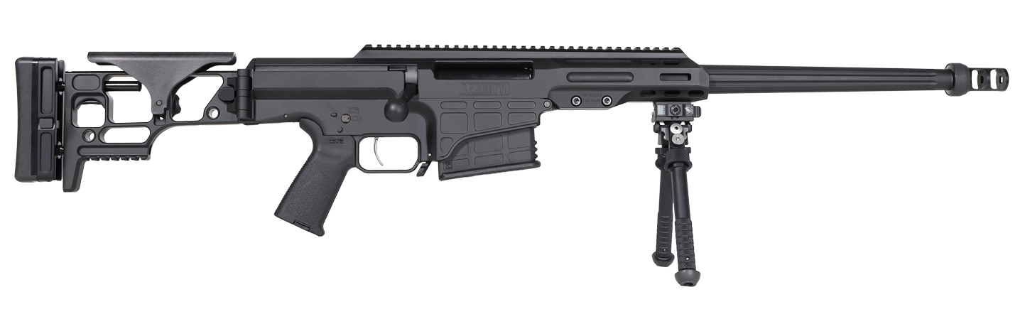 Barrett 19971 MRAD Covert 308 Win 10+1 17" Black Match Grade Fluted Barrel, Black Cerakote Aluminum Receiver w/Picatinny Rail, M-LOK Handguard, Side Folding w/Adj Comb Black Polymer Stock, Black Polym