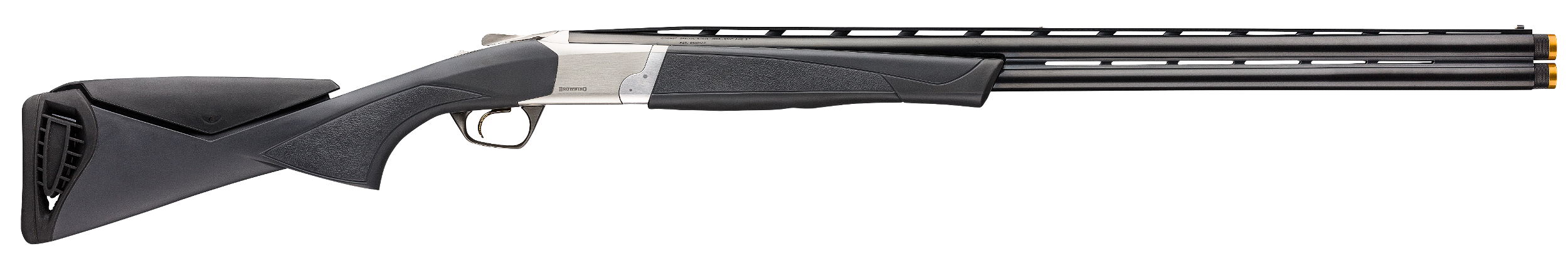 Browning 018710302 Cynergy CX 12 Gauge 3" 2rd 32" Blued Crossover Designed Barrels, Silver Nitride Finished Receiver, Charcoal Gray Synthetic Stock With Adjustable Comb, Textured Gripping Surface