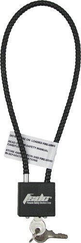 REGAL CABLE LOCK 15" COATED 1-PK W/2 KEYS CA DOJ APPROVED