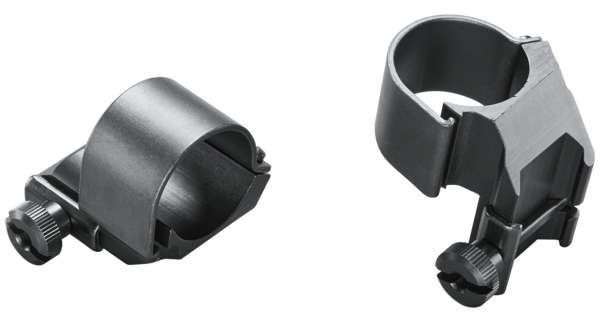 Weaver Mounts 49045 Detachable Top Mount Dual Extension Rings Matte Black 1" High
