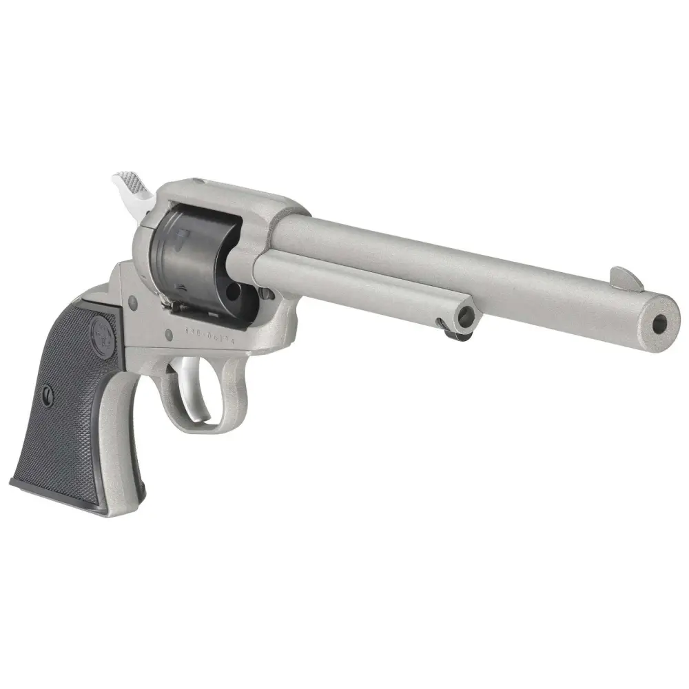 dRUGER WRANGLER 22LR REVOLVER 7.5" SILVER 6RD