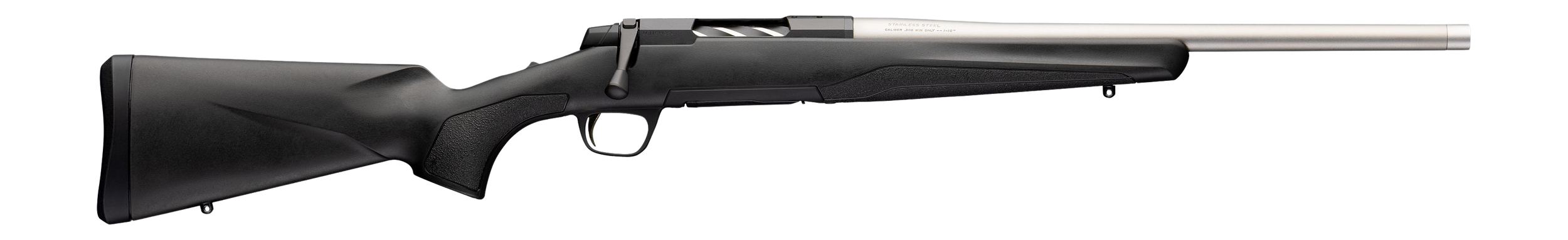Browning 036116282 X-Bolt 2 Special LR SPR Full Size 6.5 Creedmoor 4+1 18" Matte Stainless Steel Threaded Barrel, Matte Stainless Steel Drilled & Tapped Receiver, Black Adj Comb & LOP Synthetic Stock,