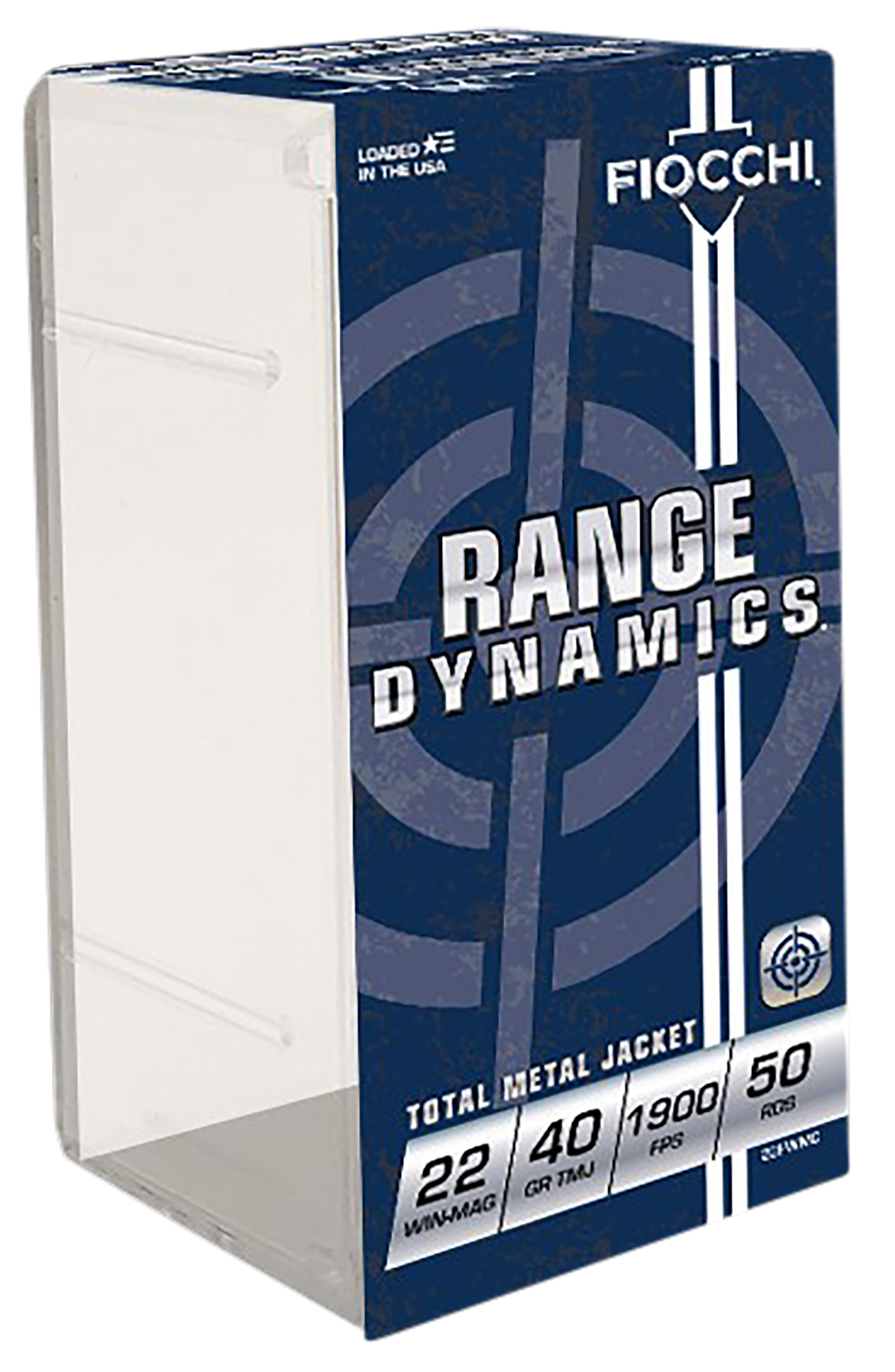 Fiocchi 22FWMC Field Dynamics Performance 22WMR 40gr Total Metal Jacket 50 Per Box/40 Case