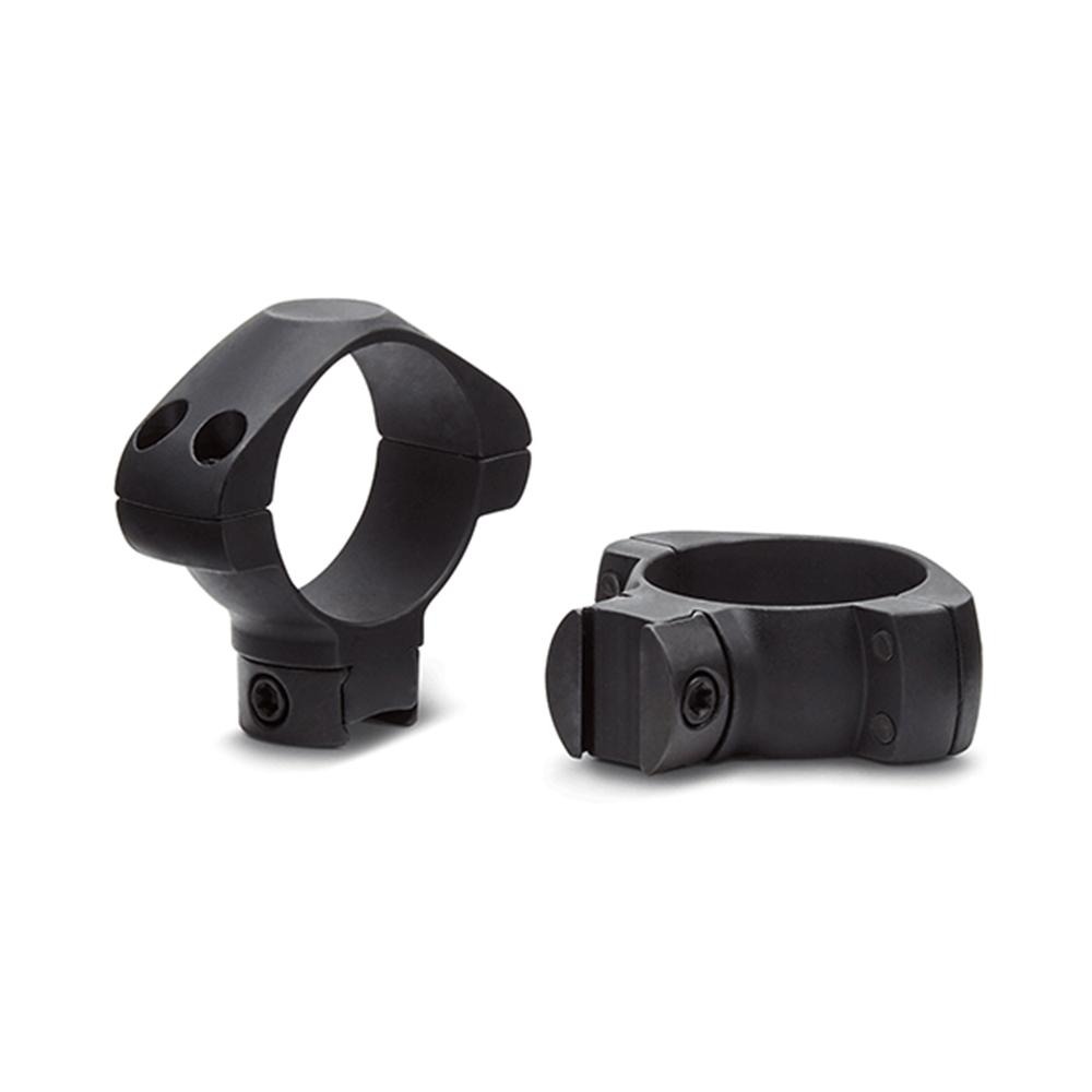 Konus 2-Piece Steel Riflescope Rings for Airguns & .22 Rails 30mm Low Black
