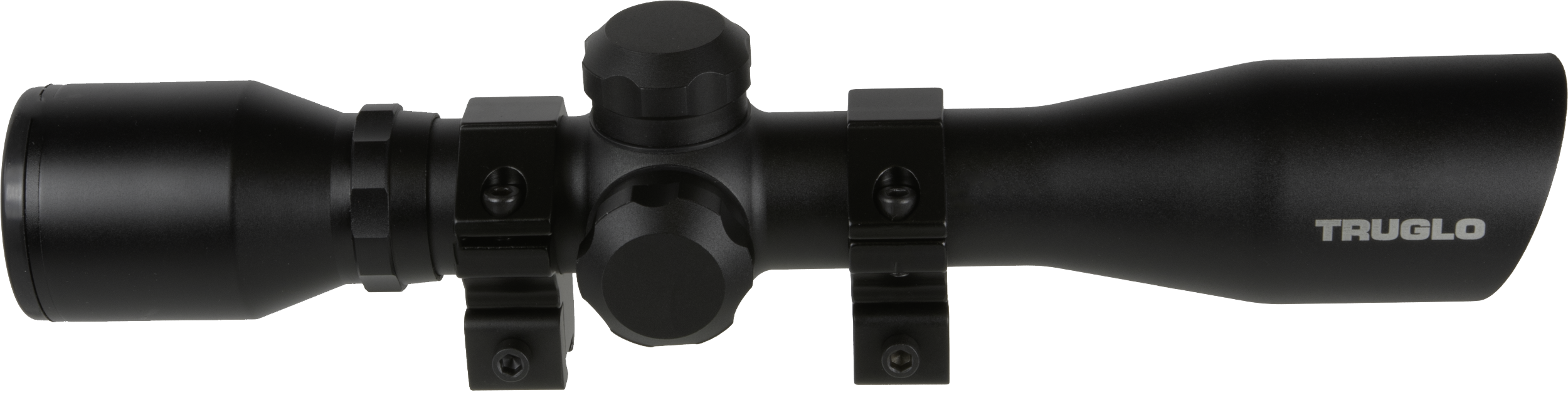 TruGlo TG8504BR Compact  Matte Black 4x32mm 1" Tube Duplex Reticle