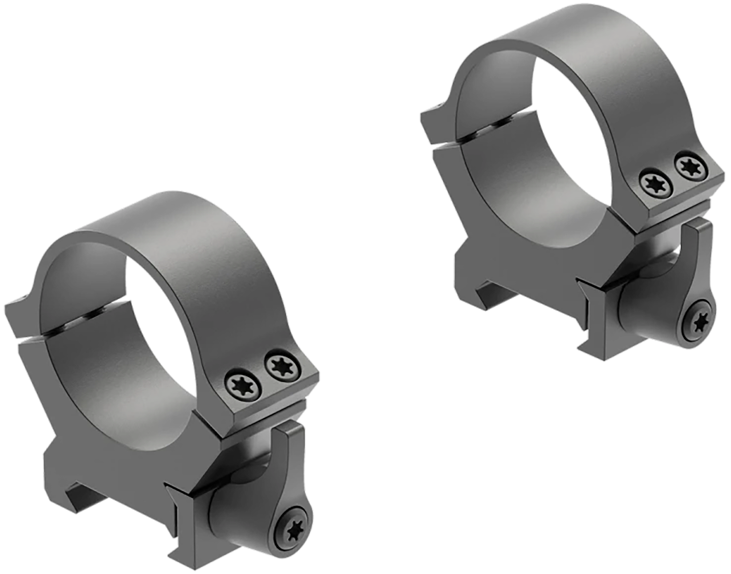 Leupold 174076 QRW2 Cross-Slot Scope Ring Set Matte Black Steel 30mm Tube Medium Quick Release Picatinny/Weaver