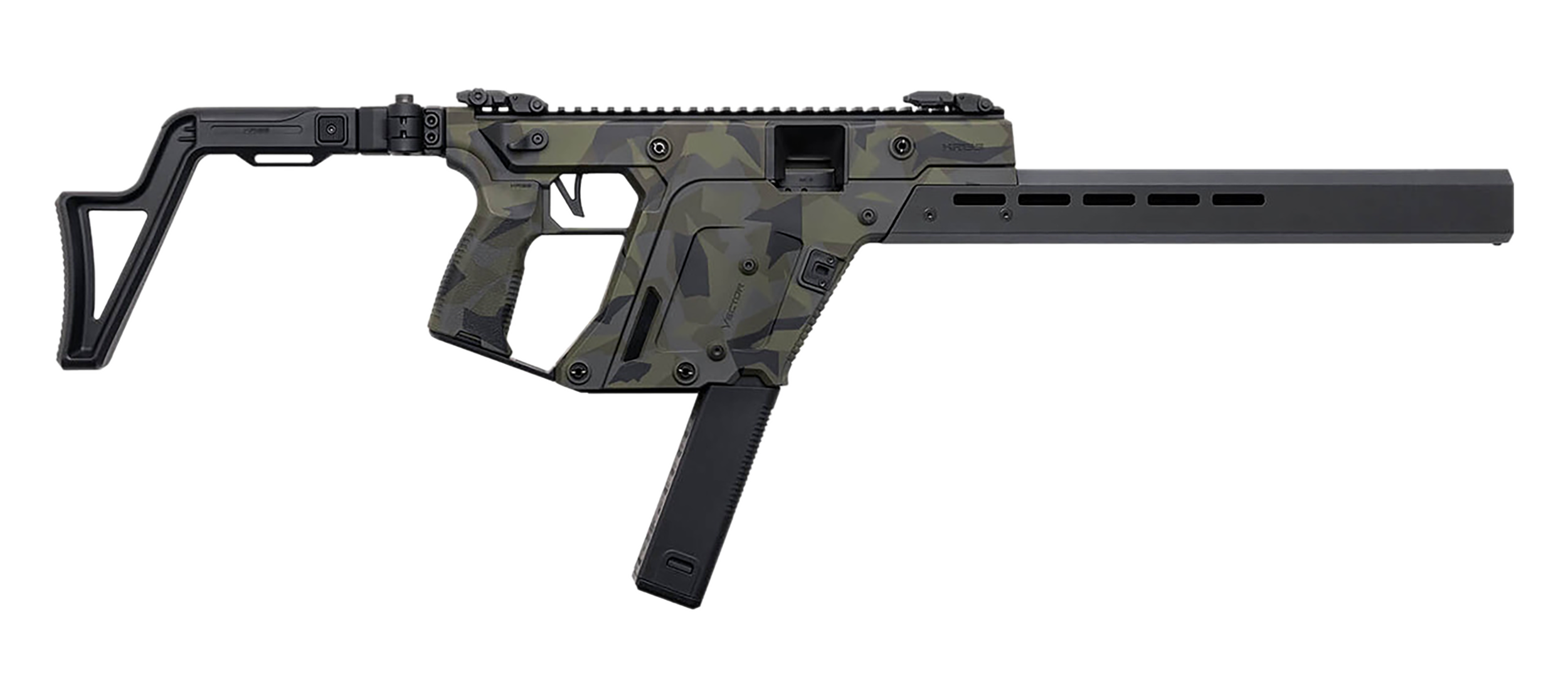 Kriss USA KV103CWD00 Vector SDP Gen3 10mm Auto 33+1 16" Black Nitride Threaded Barrel, Picatinny Rail Receiver, M-LOK Handguard, Adjustable Folding Stock,  Polymer Grip, Ambidextrous
