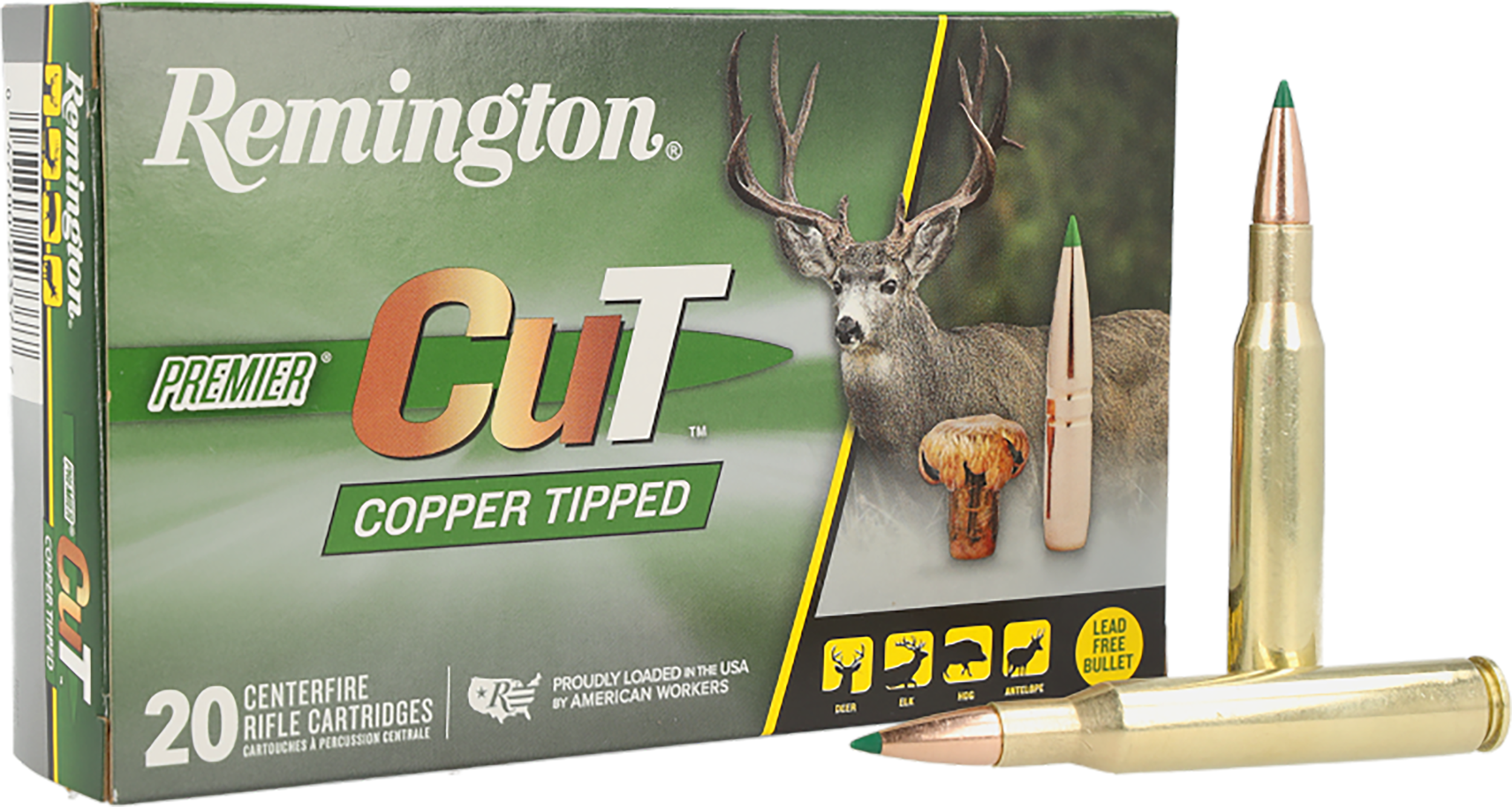 Remington Ammunition R22337 Premier Cut 270Win 130gr 20 Per Box/10 Case