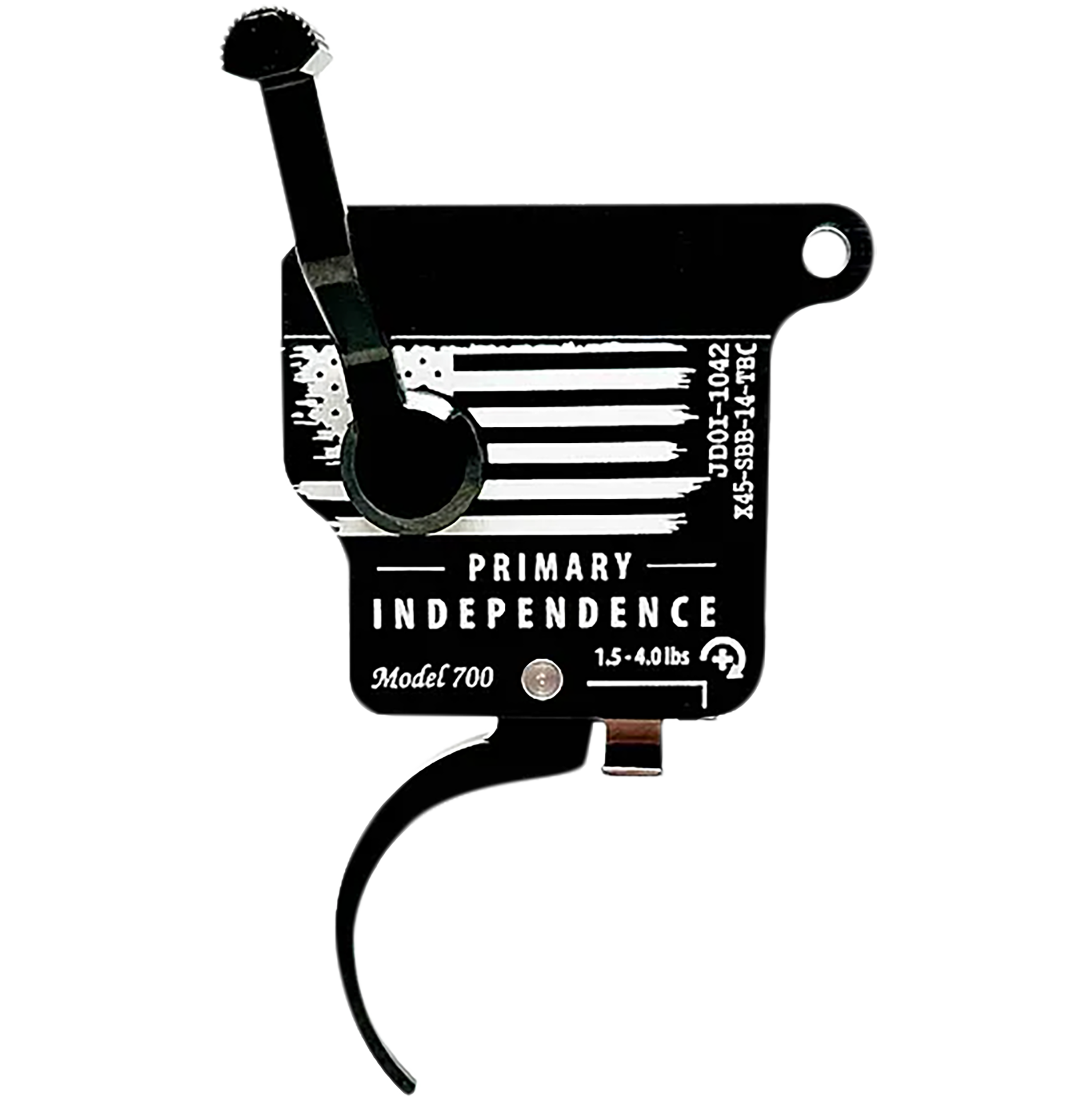 TriggerTech X51SAB14TBC Primary Independence Black/White Fits Remington 700 Right Hand