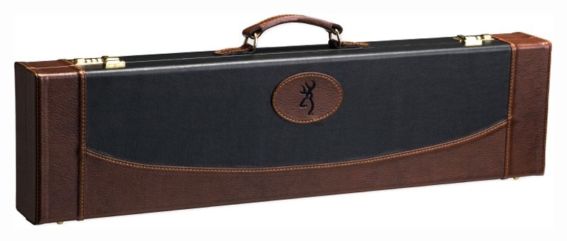 BROWNING LUGGAGE CASE O/U TO 32" BBL ENCINO II BLACK/BROWN