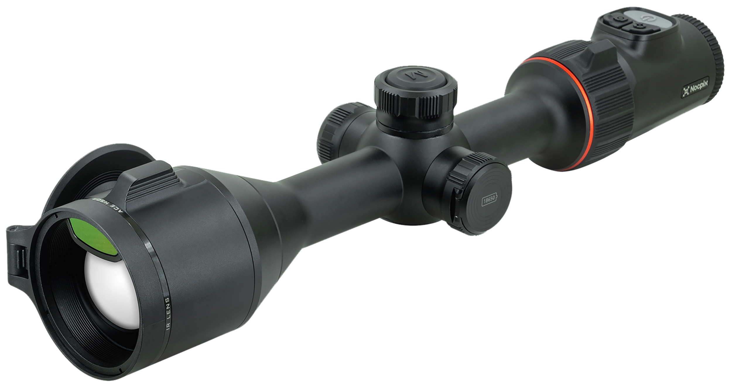 Nocpix ACEH50R Ace H50R LRF Thermal Black 3x50mm Digital 8x Zoom, 640x512 12 Microns 60 Hz Resolution