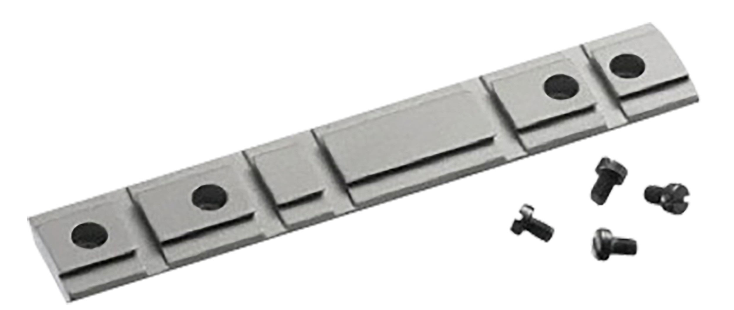 Ruger 90226 Scope Base Adapter  Silver Aluminum Fits Ruger 10/22 & 96/22 Tip-Off/Weaver Mount