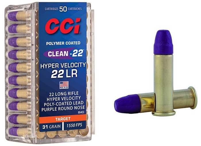 CCI 22LR HYPER VELOCITY CLEAN PURPLE 31GR 50/10