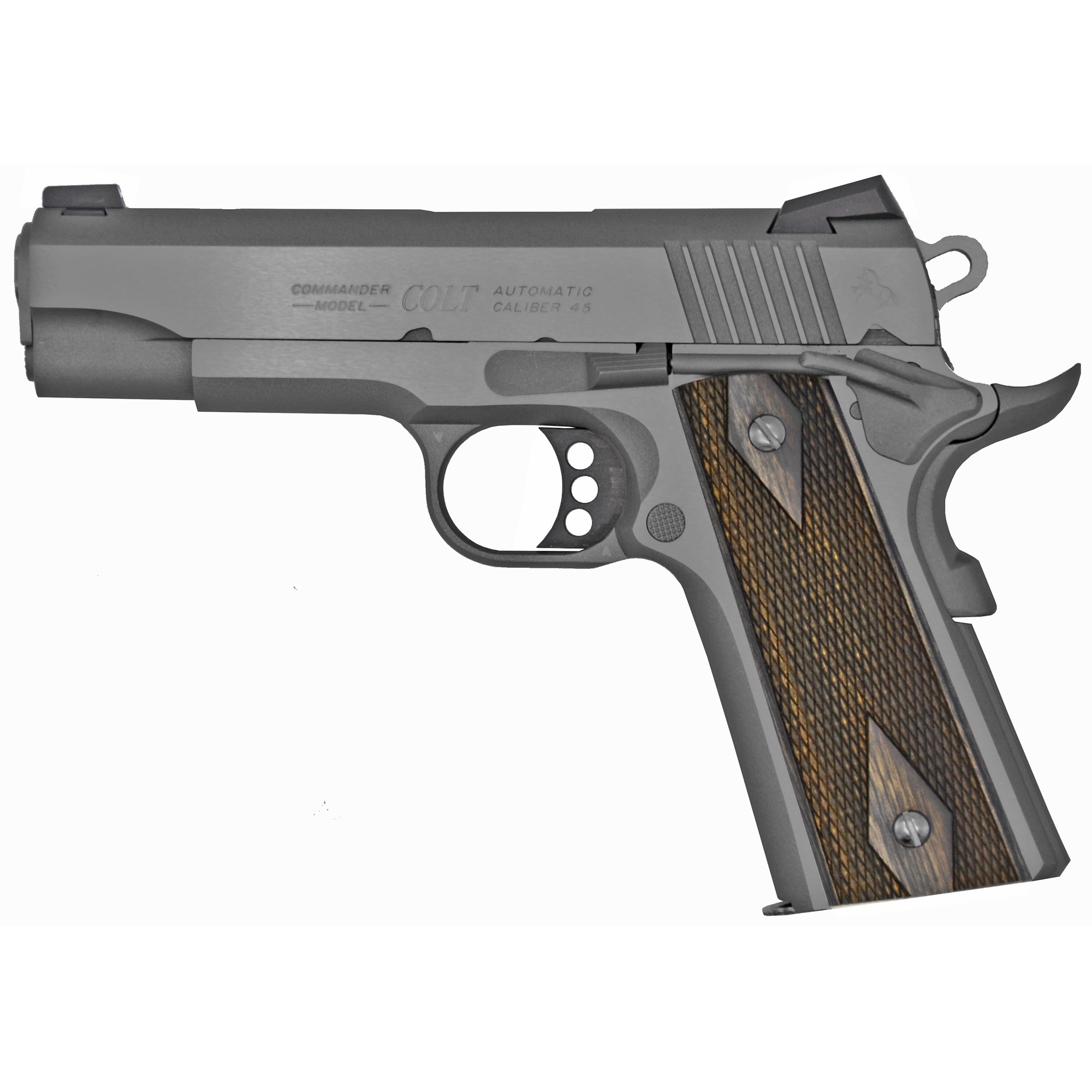 COLT CUSTOM CRRY 45ACP 4.25" 8RD SMK
