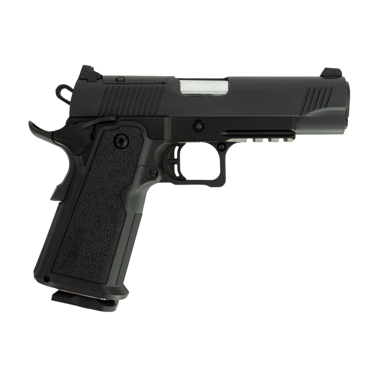 dSDS TISAS 1911 CARRY B9R DS 9MM 4.25" BLK, RAIL, DBLE STACK 2-17RD MAGS 2024 RELEASE