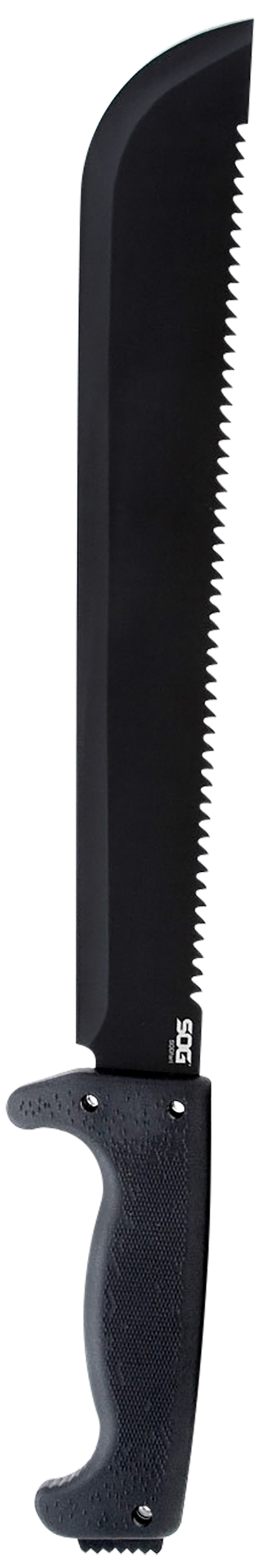 S.O.G SOG-MC01-N SOGfari  13" Black Powder Coated 3Cr13MoV SS Blade Black Kraton Handle 19" Long Includes Sheath