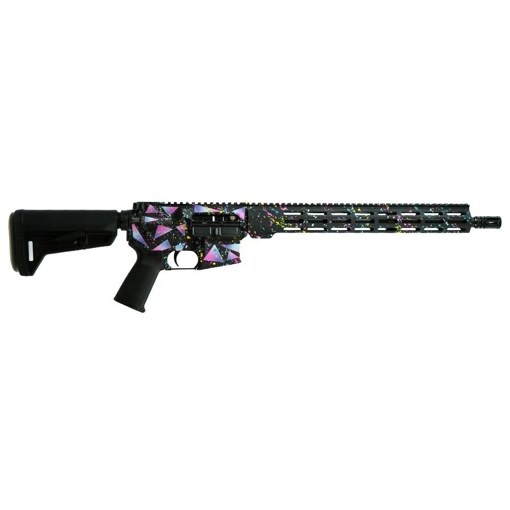 Shark Coast Tactical "Retro Miami" AR-15 Rifle 5.56mm 30rd Magazine 16" Barrel 15" M-LOK Handguard