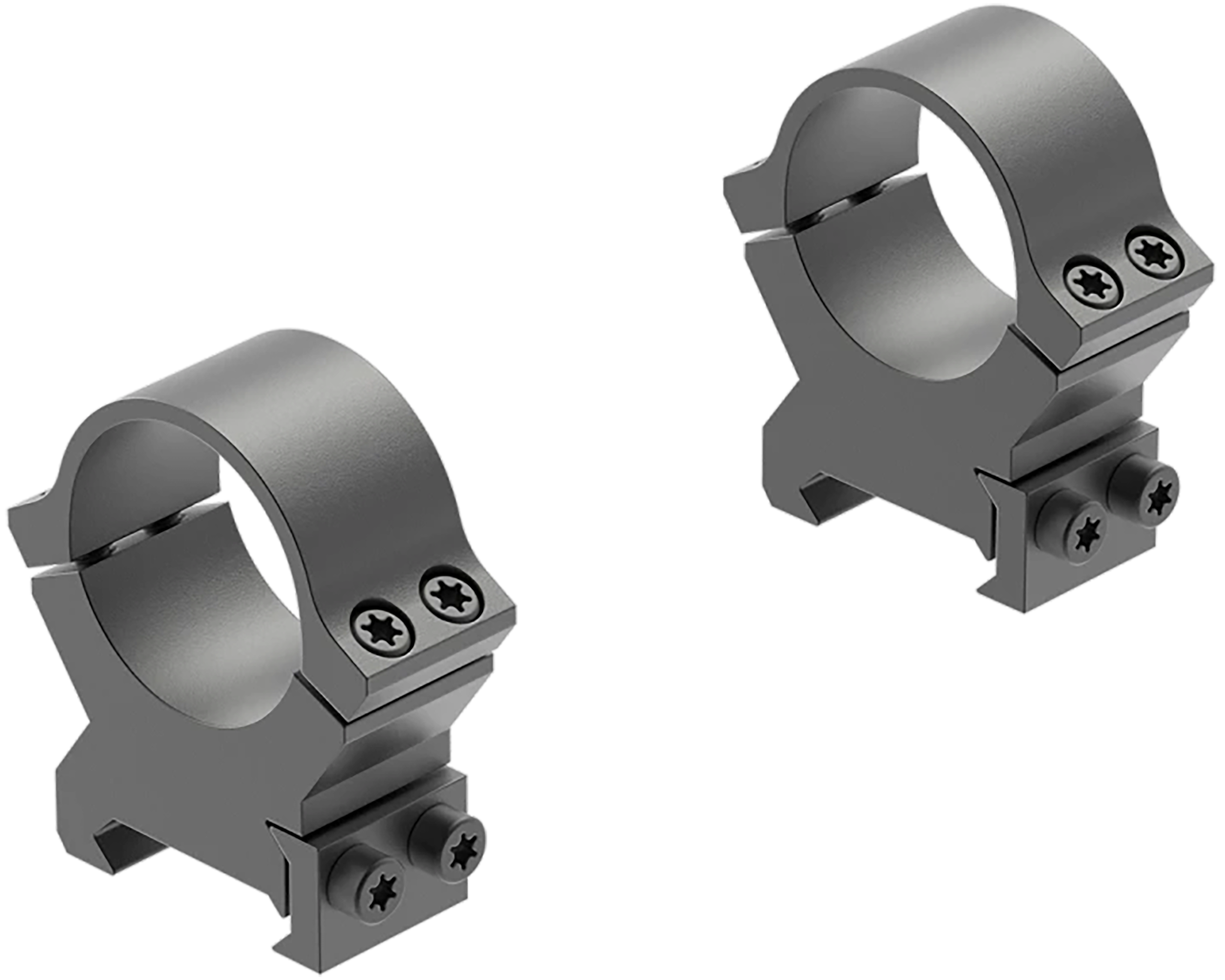 Leupold 174082 PRW2 Cross-Slot  Matte Black 1" High